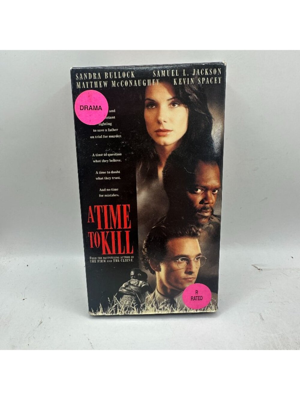A Time To Kill VHS 1996 Drama Sandra Bullock Matthew McConaughey R Rated Good Co